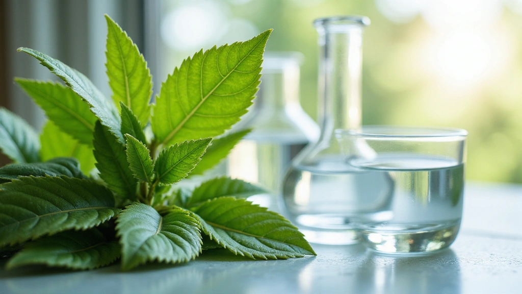 Immagine che rappresenta ingredienti naturali, purezza e ricerca scientifica